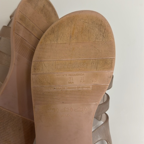 Mini Melissa Glitter Sandals - Picture 7 of 7